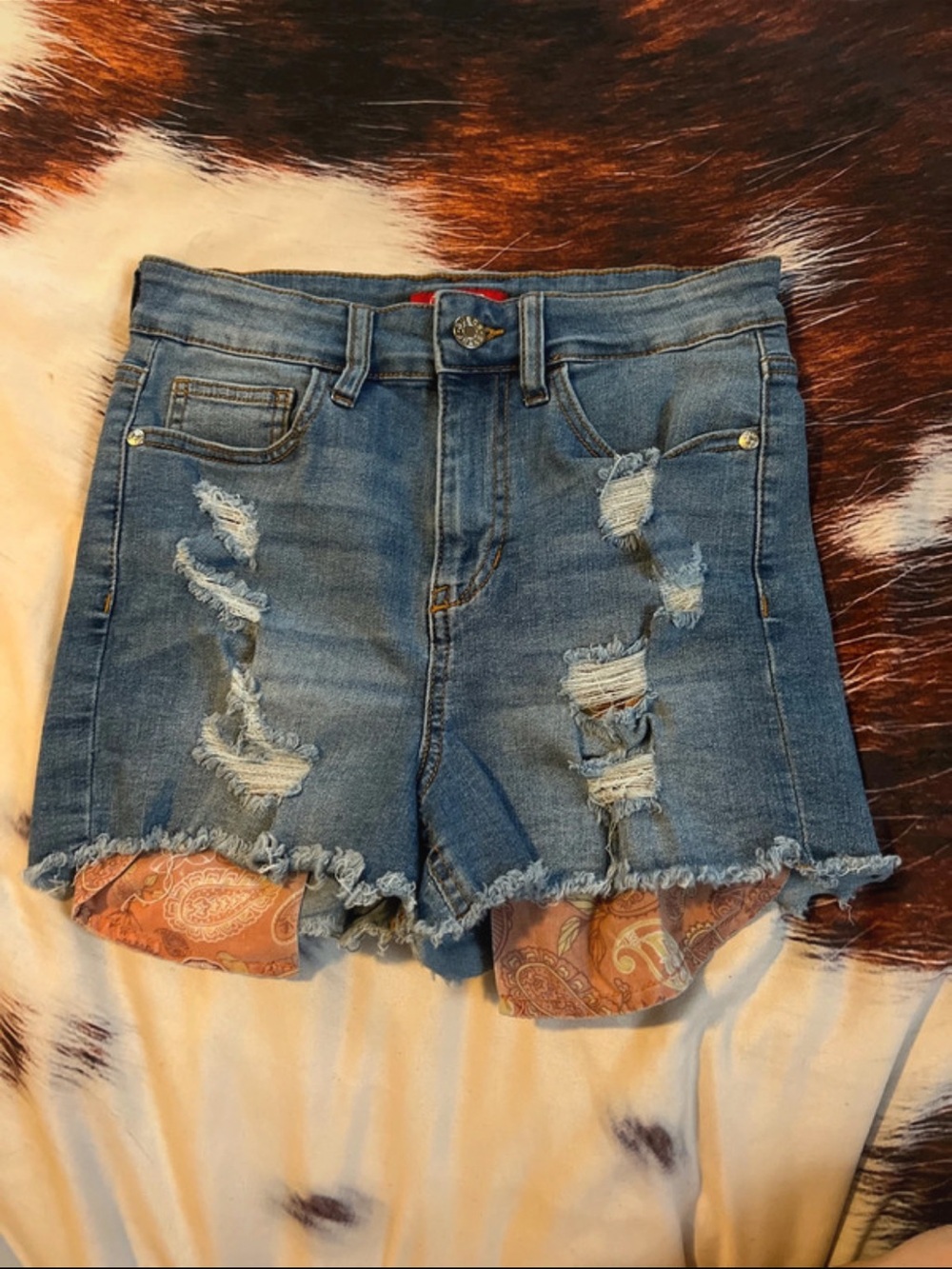 Guess Jean high waist shorts